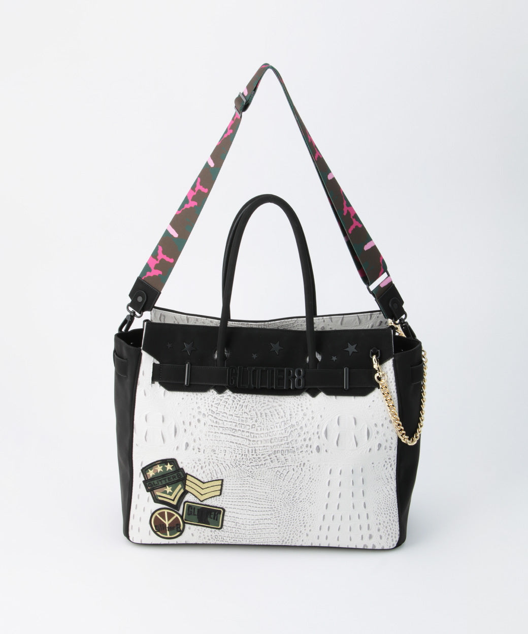 GLITTER 8 TOTE BAG トートバッグ