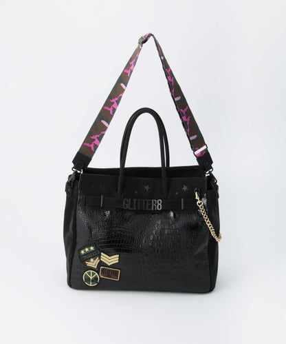 GLITTER 8 TOTE BAG トートバッグ