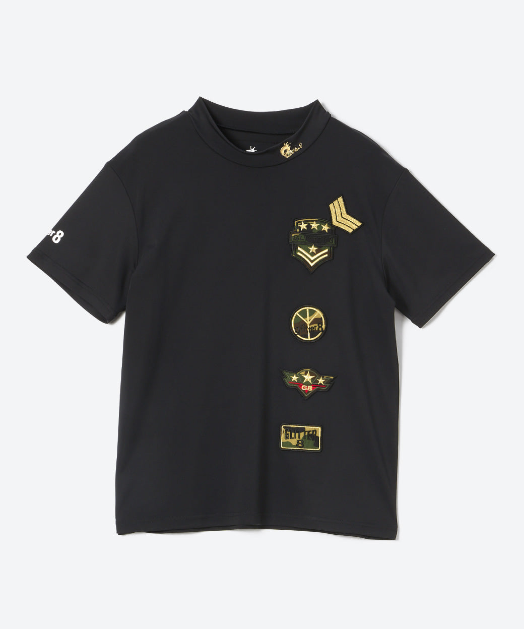 GLITTER 8 モックネックTシャツ（半袖）（NEW）
