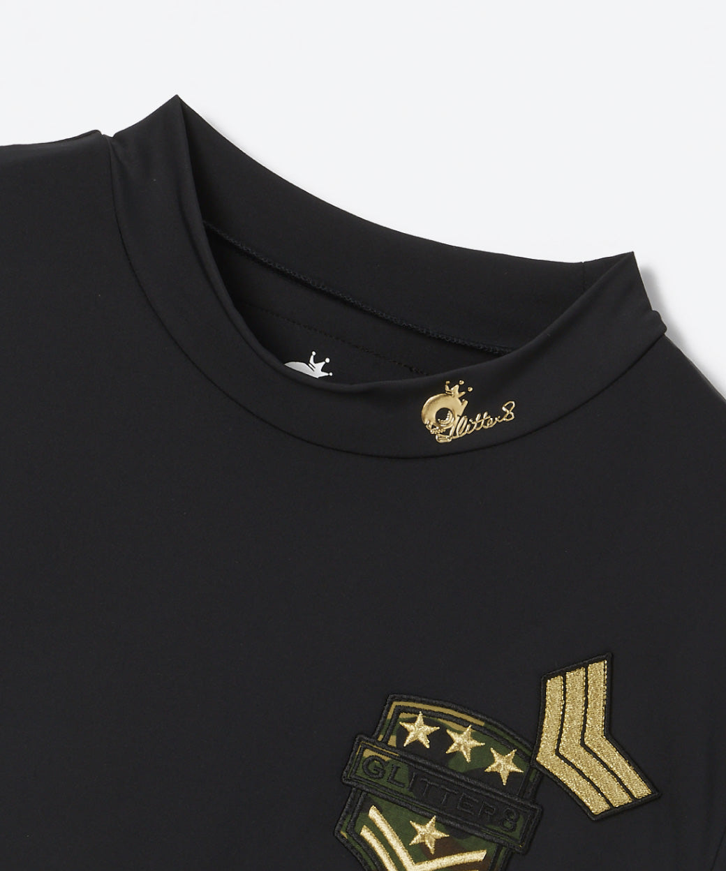GLITTER 8 モックネックTシャツ（半袖）（NEW）