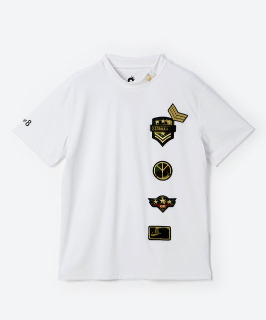 GLITTER 8 モックネックTシャツ（半袖）（NEW）