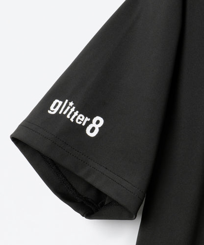 GLITTER 8 モックネックTシャツ（半袖）