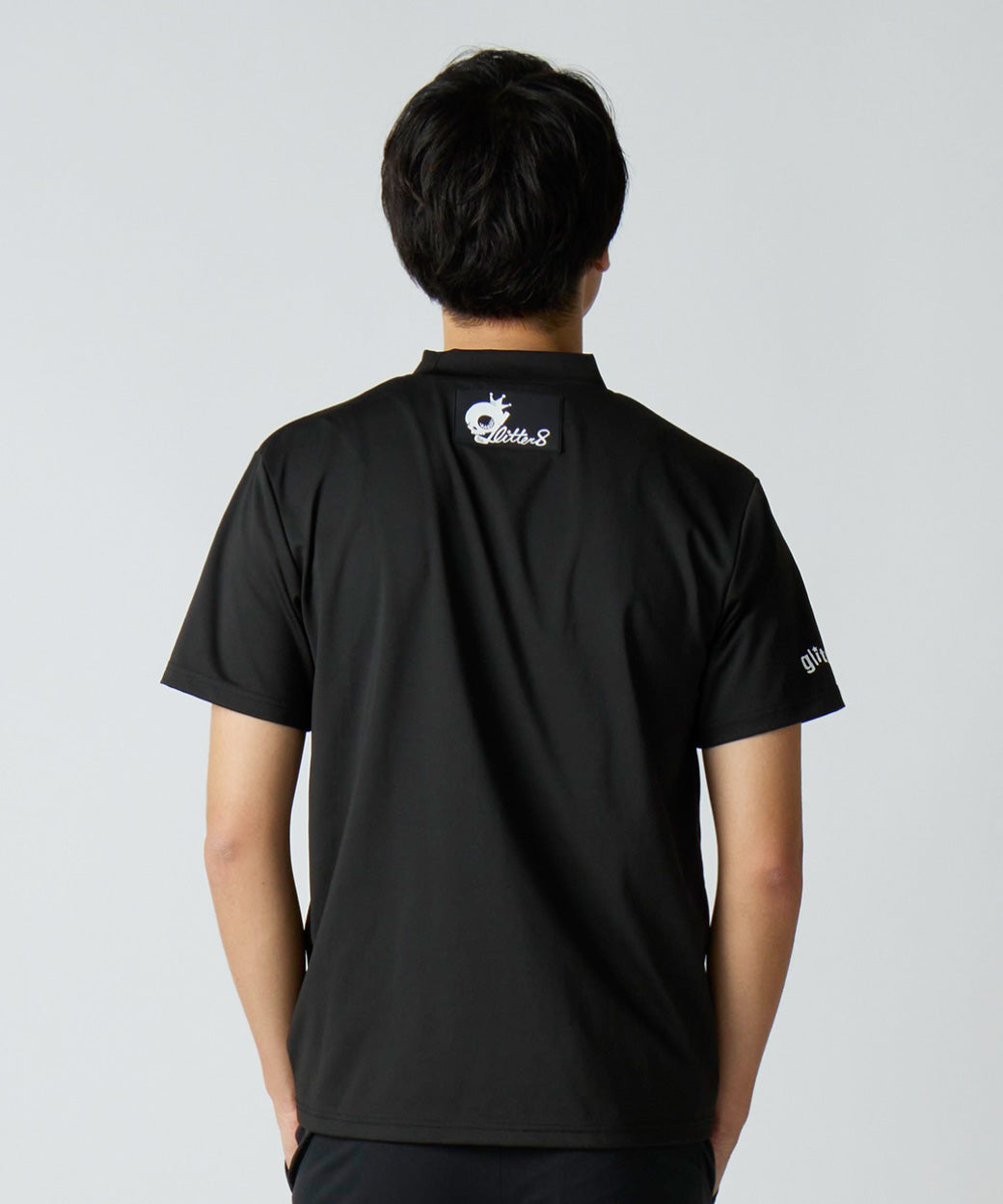 GLITTER 8 モックネックTシャツ（半袖）