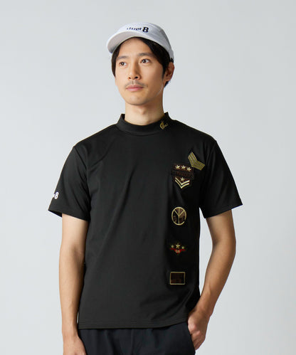 GLITTER 8 モックネックTシャツ（半袖）