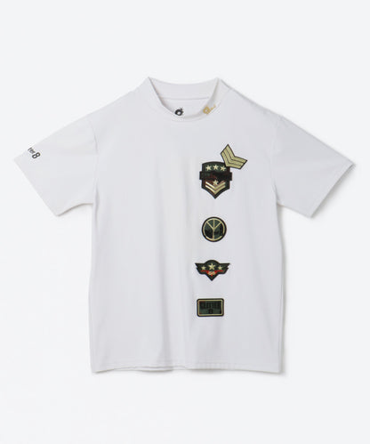 GLITTER 8 モックネックTシャツ（半袖）