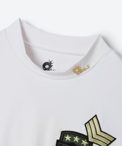GLITTER 8 モックネックTシャツ（半袖）