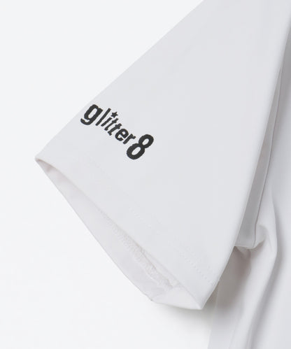 GLITTER 8 モックネックTシャツ（半袖）