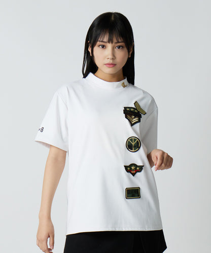 GLITTER 8 モックネックTシャツ（半袖）