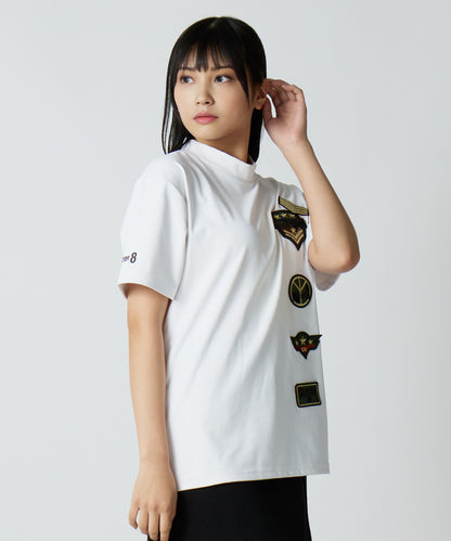 GLITTER 8 モックネックTシャツ（半袖）