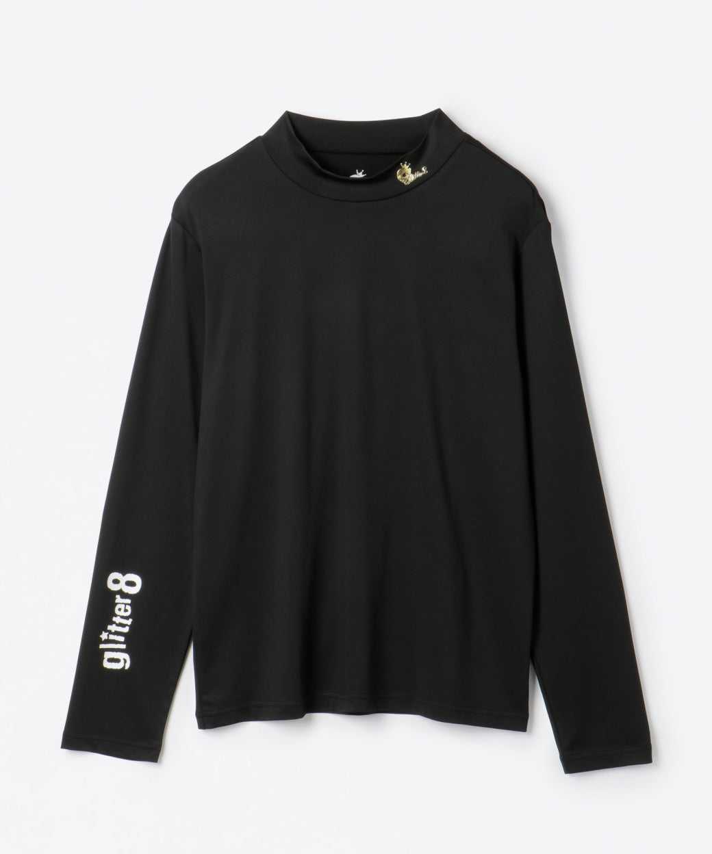 GLITTER 8 モックネックTシャツ（長袖）