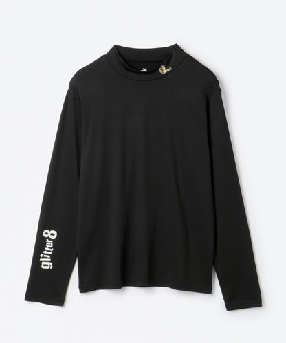 GLITTER 8 モックネックTシャツ（長袖）