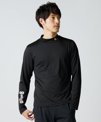 GLITTER 8 モックネックTシャツ（長袖）