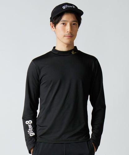 GLITTER 8 モックネックTシャツ（長袖）