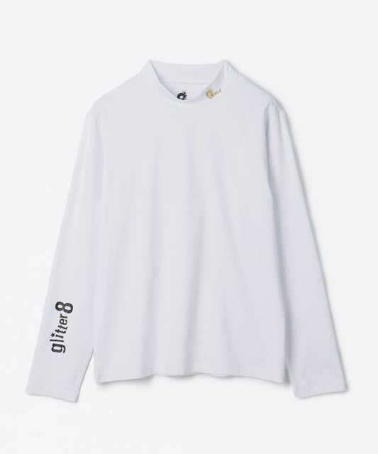 GLITTER 8 モックネックTシャツ（長袖）