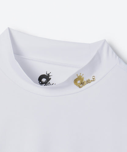 GLITTER 8 モックネックTシャツ（長袖）